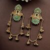 Stunning Peacock Kashmiri Earrings in gold plated traditional design