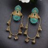 Stunning Peacock Kashmiri Earrings in gold plated traditional design