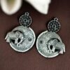 Traditional Elephant Design Earrings | Stone & Pearl Detailing Beautiful Jewelry Gift For Her 17 Elephant design earrings with stone and pearl detailing