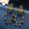 Stunning Peacock Kashmiri Earrings in gold plated traditional design