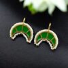 Radiant Golden Moon Bugadi Earrings for Ethnic Elegance 13 Golden Moon Bugadi Earrings traditional brass Maharashtrian ear jewelry