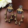 Stunning Peacock Kashmiri Earrings in gold plated traditional design