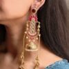 Premium Long Kashmiri Jhumka Earrings with Traditional Adorable Designs 15 Elegant Long Kashmiri Jhumka Earrings in antique gold finish