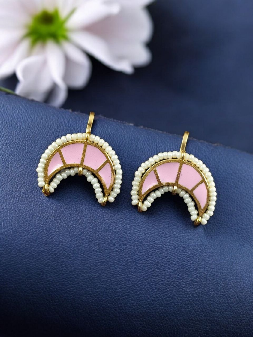 Radiant Golden Moon Bugadi Earrings for Ethnic Elegance 7 Golden Moon Bugadi Earrings traditional brass Maharashtrian ear jewelry