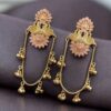 Stunning Peacock Kashmiri Earrings in gold plated traditional design