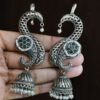 Stunning Oxidised Jhumka Earcuff with Elegant Traditional Statement Design 17 Oxidised jhumka Earcuff brass traditional statement jewelry for women