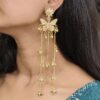 Butterfly Kashmiri Jhumka traditional brass ethnic earrings for festive wear
