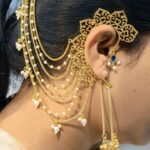 Bulk 98 Elegant Floral Art Non Piercing Kashmiri Jhumka for Women | Beautiful Gift For Her - Blue