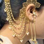 Elegant Floral Art Non Piercing Kashmiri Jhumka for Women | Beautiful Gift For Her - "MInt"