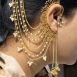 Bulk 56 Elegant Non Piercing Lotus Jhumka Earring for Girls - "Blue"