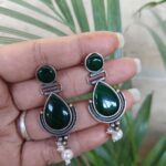 Bulk 4 Elegant Vintage Drop Earring – Timeless Stunning Antique Style Jewelry for Women - "Green"