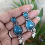 Bulk 10 Elegant Vintage Drop Earring – Timeless Stunning Antique Style Jewelry for Women - "Aqua"