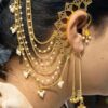Elegant Non Piercing Kashmiri Jhumka Traditional Ethnic Brass Earrings
