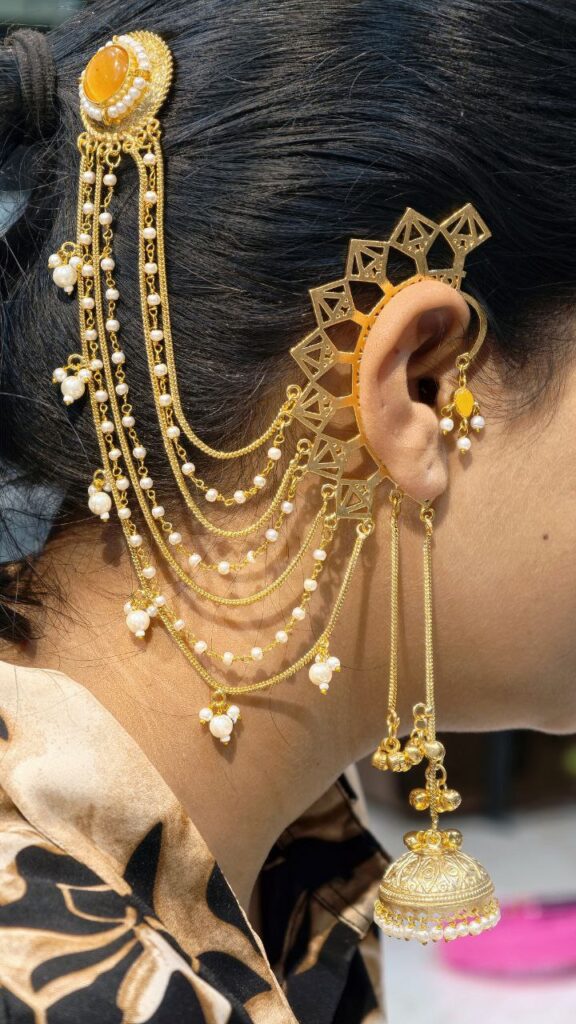 Elegant Non Piercing Kashmiri Jhumka Stunning Traditional Ethnic Jewelry for Women