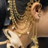 Elegant Non Piercing Kashmiri Jhumka Traditional Ethnic Brass Earrings