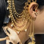 Bulk 154 Elegant Non Piercing Kashmiri Jhumka Stunning Traditional Ethnic Jewelry for Women - "Red"