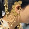 Elegant Non Piercing Kashmiri Jhumka Traditional Clip On Ethnic Earrings for Women