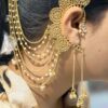 Elegant Non Piercing Kashmiri Jhumka Traditional Clip On Ethnic Earrings for Women