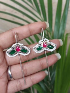 Handmade Lotus Earcuff stylish brass lotus design ear cuff jewelry for girls