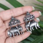 Bulk 94 Vintage Elephant Studs – Charming Earrings for Beautiful Style - "White"