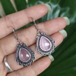 Bulk 78 Silver Drop Earring Beautiful Lightweight Jewelry For Everyday Style - ''BabyPink''