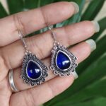 Bulk 72 Silver Drop Earring Beautiful Lightweight Jewelry For Everyday Style - Blue