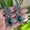 Elegant Antique Peacock Earring for Women Traditional Oxidized Jewelry