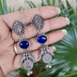 Bulk 16 Vintage Bird Earring with Artistic Amazing Antique Style Jewelry - Blue