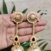 Gold Plated Jhumka Earring traditional ethnic bell design jewelry