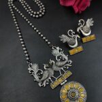 Bulk 42 Premium Attractive Peacock Necklace Set for Royal Traditional Party Wear Style - "Yellow"