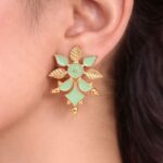 Handmade Floral Earring Leaf Design for Graceful Everyday Wear