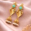 Designer Gold Plated Earring Premium Style for Gorgeous Party Wear Look 17 Designer Gold Plated Earring stylish brass jewelry design