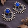 Antique Silver Earring stylish brass jewelry design