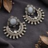 Antique Silver Earring stylish brass jewelry design