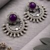 Antique Silver Earring stylish brass jewelry design