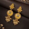Ethnic Gold Plated Earring Traditional Style for Elegant Festive Look 20 Ethnic Gold Plated Earring stylish brass jewelry design