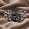 Oxidized Elephant Bangle stylish brass jewelry design