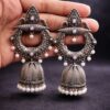Silver Jhumka Earring Gorgeous Traditional Design with Elegant Shine Jewelry For Women 10 Silver Jhumka Earring stylish brass jewelry design