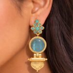 Royal Gold Plated Earring Traditional Design with Lightweight Jewelry For Women