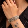 Oxidized Elephant Bangle stylish brass jewelry design