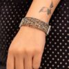 Oxidized Elephant Bangle stylish brass jewelry design