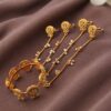 Kashmiri Peacock Hathphool Stunning Traditional Jewelry with Elegant Royal Design 14 Kashmiri Peacock Hathphool stylish brass jewelry design