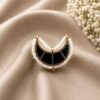 Meenakari Moon Ring Elegant Stunning Traditional Design for Graceful Women 18 Meenakari Moon Ring stylish brass jewelry design