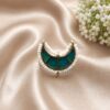 Meenakari Moon Ring Elegant Stunning Traditional Design for Graceful Women 23 Meenakari Moon Ring stylish brass jewelry design