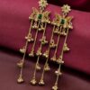 Butterfly Kashmiri Jhumka traditional brass ethnic earrings for festive wear