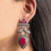 Elegant Antique Peacock Earring for Women Traditional Oxidized Jewelry