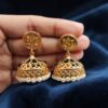 Traditional Golden Jhumka stylish brass jewelry design