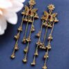 Butterfly Kashmiri Jhumka traditional brass ethnic earrings for festive wear