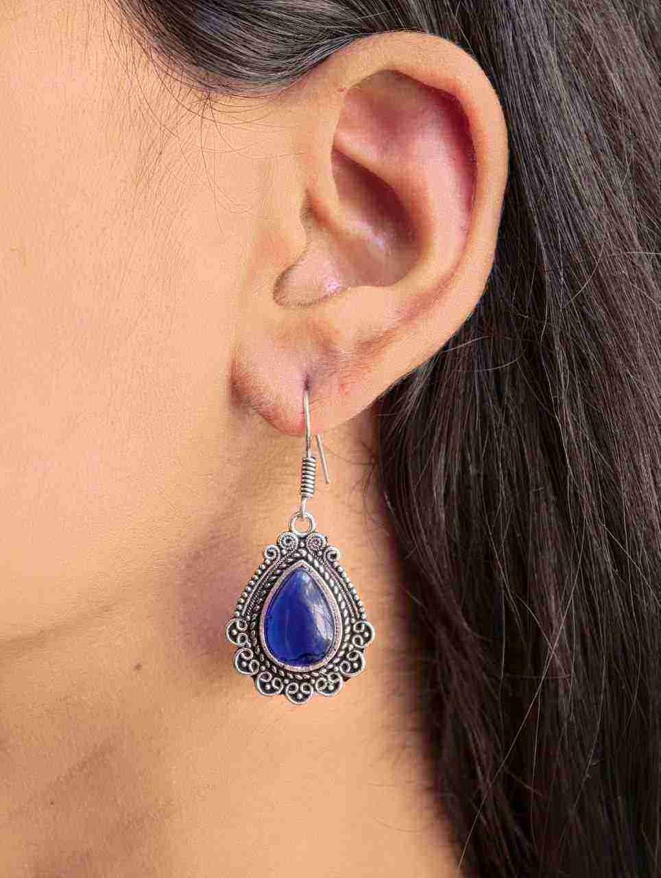 Silver Drop Earring Beautiful Lightweight Jewelry For Everyday Style 1 Elegant Silver Drop Earring for Women Stylish Party Wear Jewelry