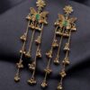 Butterfly Kashmiri Jhumka traditional brass ethnic earrings for festive wear